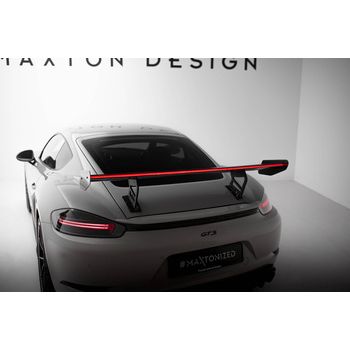 Карбоново крило/спойлер V.2 + LED Porsche 718 Cayman 982c