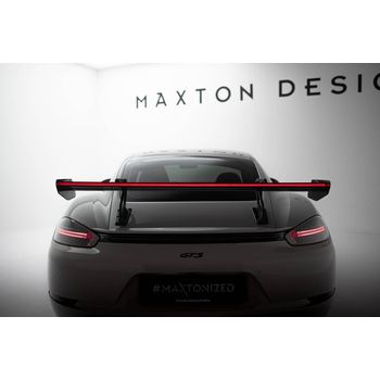 Карбонов спойлер/крило V.2 + LED Porsche 718 Cayman 982c