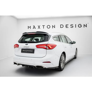 Централна добавка за задна броня (с вертикални ребра) Ford Focus Vignale Estate Mk4