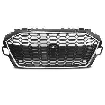 GRILLE  хром Черни PDC fit AUDI A4 B9 20-