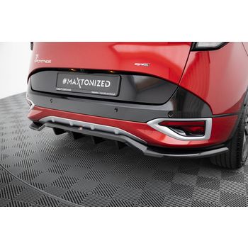 Добавка за задна броня (с вертикални ребра) Kia Sportage GT-Line Mk5