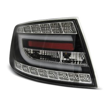 LED Стопове Черни за AUDI A6 C6 SEDAN 04.04-08 6PIN