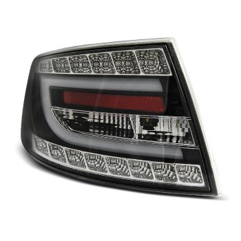 LED Стопове Черни за AUDI A6 C6 SEDAN 04.04-08 7PIN