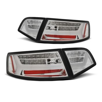 LED BAR Стопове хром SEQ за AUDI A6 08-11 SEDAN