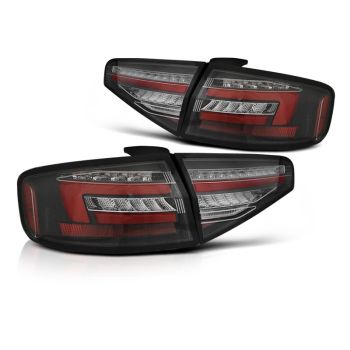 LED BAR Стопове Черни SEQ за AUDI A4 B8 12-15 SEDAN OEM LED