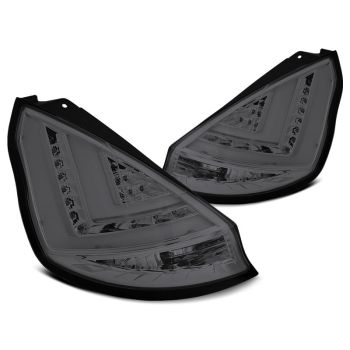Стопове за FORD FIESTA MK7 08-12 HB опушени LED BAR