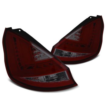Стопове за FORD FIESTA MK7 12-16 HB  опушени LED BAR
