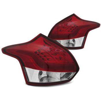Стопове за FORD FOCUS 3 11-10.14 HATCHBACK  WHITE LED BAR