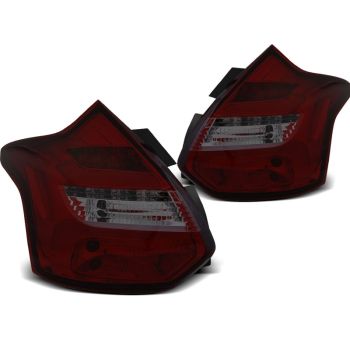 Стопове за FORD FOCUS 3 11-10.14 HATCHBACK  опушени LED BAR SEQ IND.
