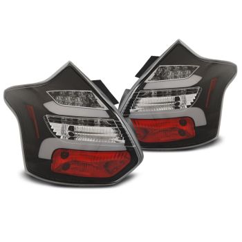 Стопове за FORD FOCUS 3 11-10.14 HATCHBACK Черни LED BAR SEQ IND.