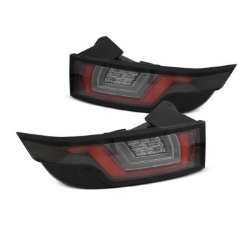 Стопове за LAND ROVER RANGE ROVER EVOQUE 11-18  WHITE Черни LED