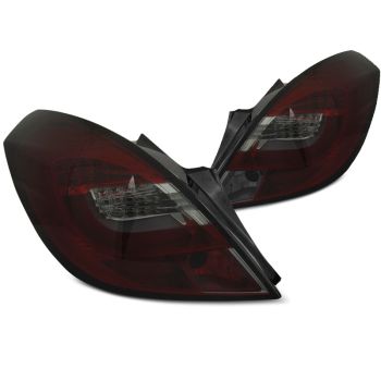 Стопове за OPEL CORSA D 3D 04.06-14  опушени LED BAR