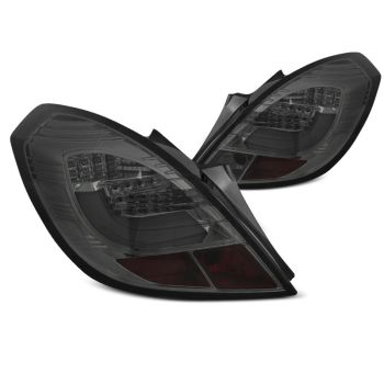 Стопове за OPEL CORSA D 3D 04.06-14 опушени LED BAR