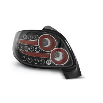 Стопове за PEUGEOT 206 10.98- Черни LED