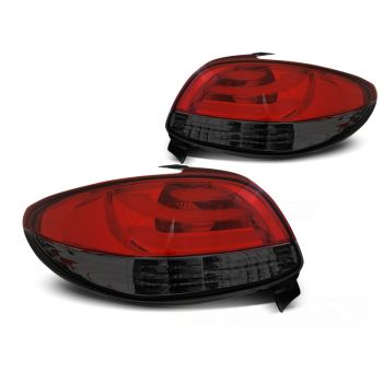 Стопове за PEUGEOT 206 10.98-  опушени LED BAR