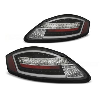 LED Стопове Черни SEQ за PORSCHE BOXSTER / CAYMAN 987 05-08