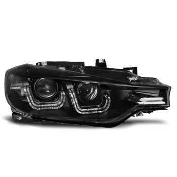 Фарове  U-LED LIGHT Черни за BMW F30/F31 10.11 - 05.15