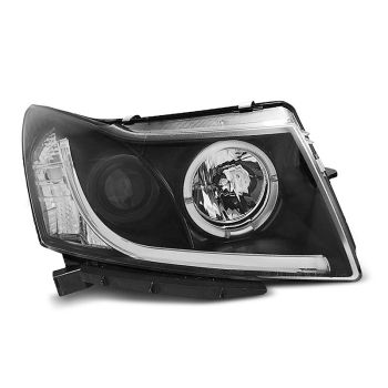  Фарове за CHEVROLET CRUZE 09-12 TUBE LIGHT Черни