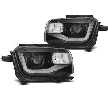 Фарове за CHEVROLET CAMARO 09-13 TUBE LIGHT Черни