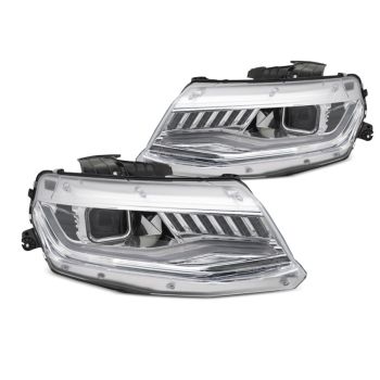 Фарове за CHEVROLET CAMARO 16-18 HID SEQ хром