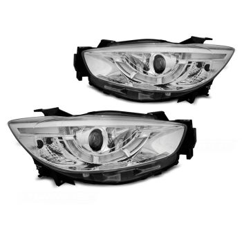 Фарове за MAZDA CX5 11-15 хром TRUE DRL