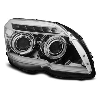 Фарове  TUBE LIGHT хром за MERCEDES GLK X204 06.08-08.12