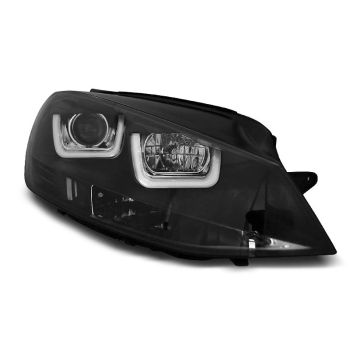 Фарове  U-LED LIGHT Черни за VW GOLF 7 11.12-17