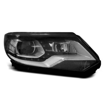 Фарове  TRUE DRL Черни за VW TIGUAN 2011 - 12.2015