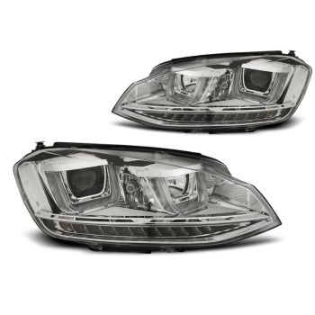 Фарове  U-LED LIGHT DRL хром за VW GOLF 7 11.12-17 