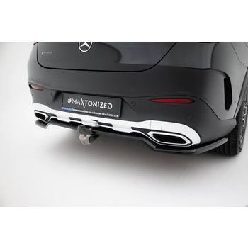 Добавка за задна броня (с вертикални ребра) Mercedes-Benz GLC Coupe AMG-Line C254