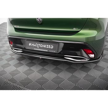 Добавка за задна броня (с вертикални ребра) Peugeot 308 GT Hatchback Mk3