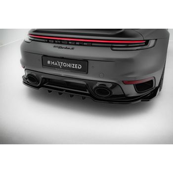 Добавка за задна броня (с вертикални ребра) Porsche 911 Turbo S Sport Package 992