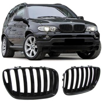 Бъбреци за BMW X5 E53 Facelift - черен гланц
