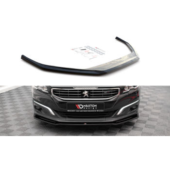 Добавка за предна броня Maxton Design Peugeot 508 GT 2014-2018, черен лак