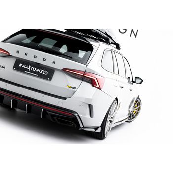 Странични добавки за задна броня V.8 Skoda Octavia RS Liftback / Combi Mk4