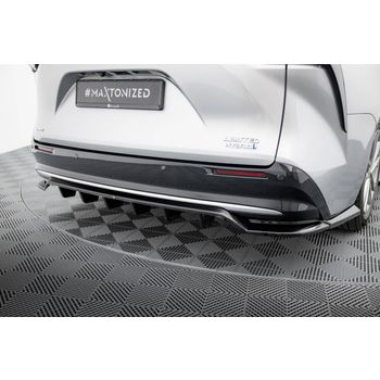 Добавка за задна броня (с вертикални ребра) Toyota Sienna Mk4