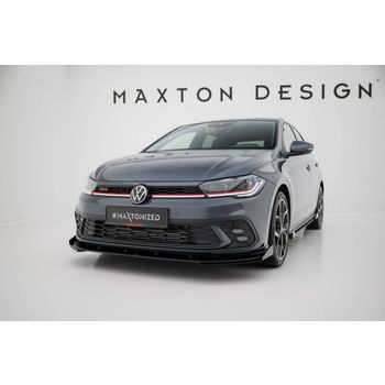  Добавка за предна броня + "крилца" Volkswagen Polo GTI Mk6 Facelift