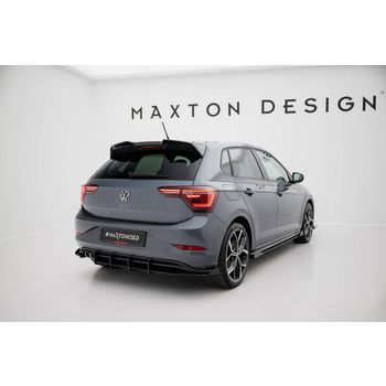 Дифузьор за задна броня + "крилца" Volkswagen Polo GTI Mk6 Facelift