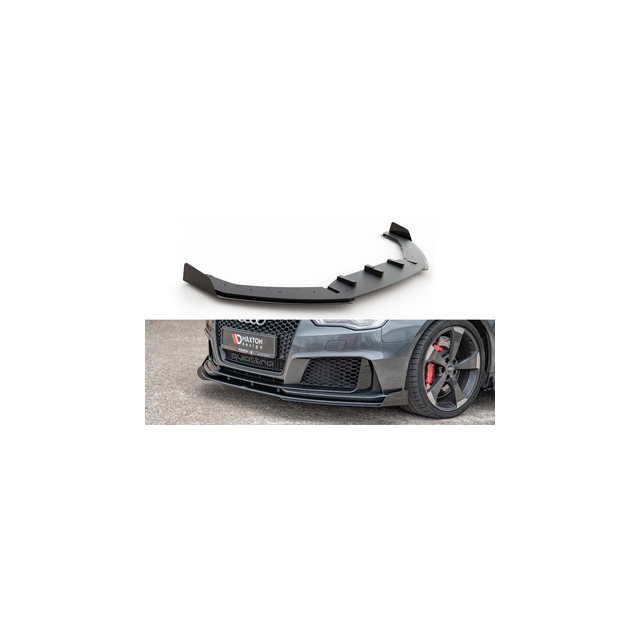 Добавка за предна броня/лип спойлер  Audi RS3 8V Sportback - Maxton Design