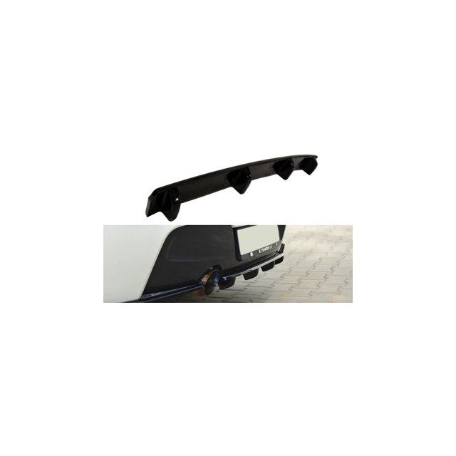 Централна Добавка за задна броня BMW 1 F20/F21 M-Power (с вертикални пръти) - Maxton Design