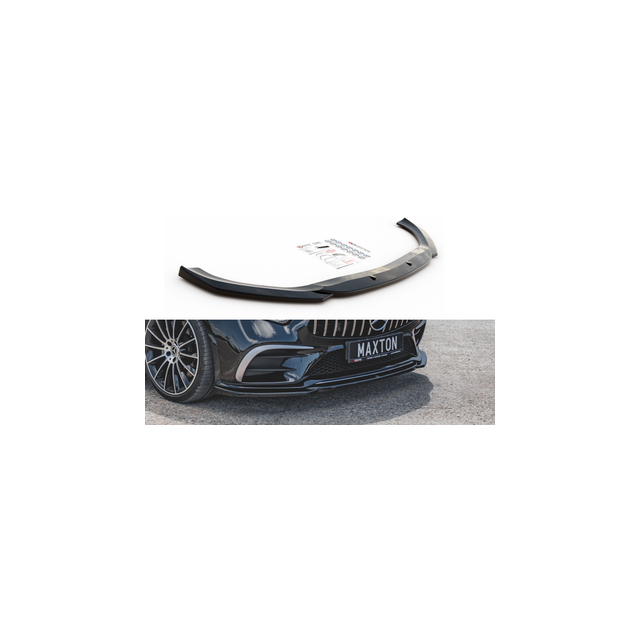 Добавка за предна броня/лип спойлер  V.1 Mercedes-Benz Cls AMG-Line / 53AMG C257 - Maxton Design