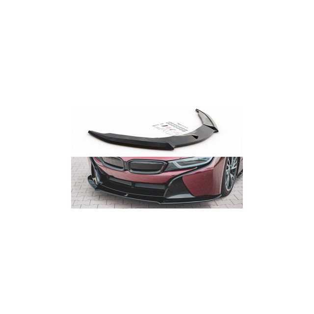 Добавка за предна броня/лип спойлер  BMW i8 - Maxton Design