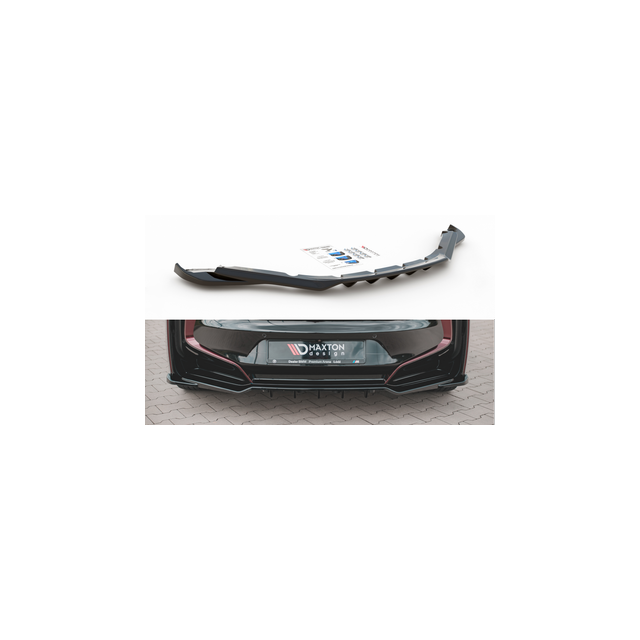Централна Добавка за задна броня (с вертикални пръти) BMW i8 - Maxton Design