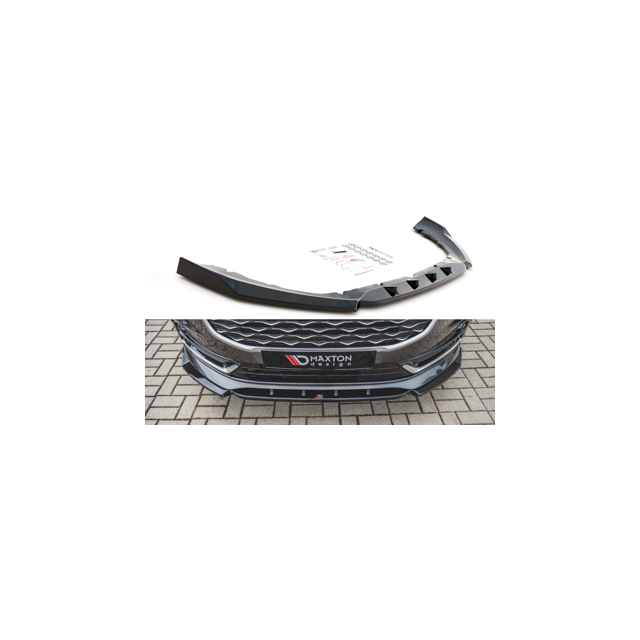 Добавка за предна броня/лип спойлер  Ford S-Max Mk2 Facelift - Maxton Design