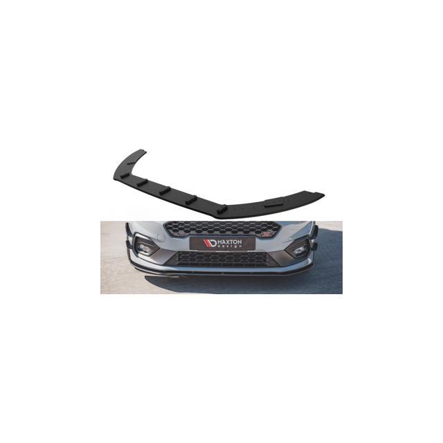 Добавка за предна броня/лип спойлер Ford Fiesta Mk8 ST / ST-LINE - Maxton Design