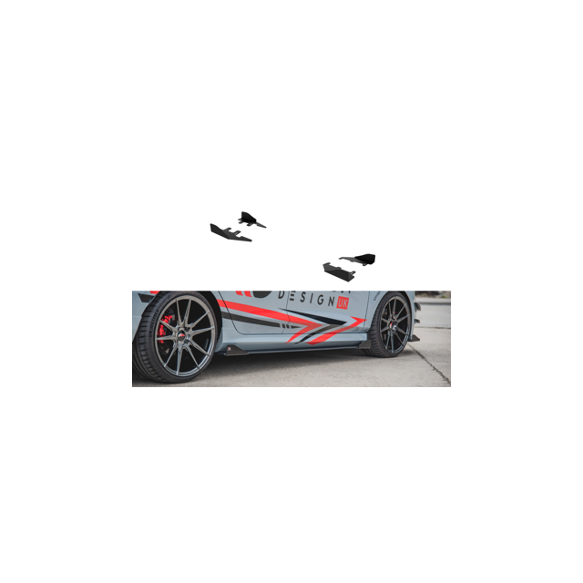 Добавки за прагове  Ford Fiesta Mk8 ST / ST-LINE - Maxton Design
