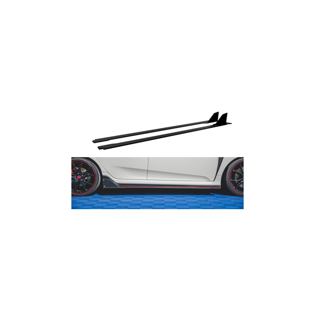 Добавки за прагове honda civic x type-r - Maxton Design