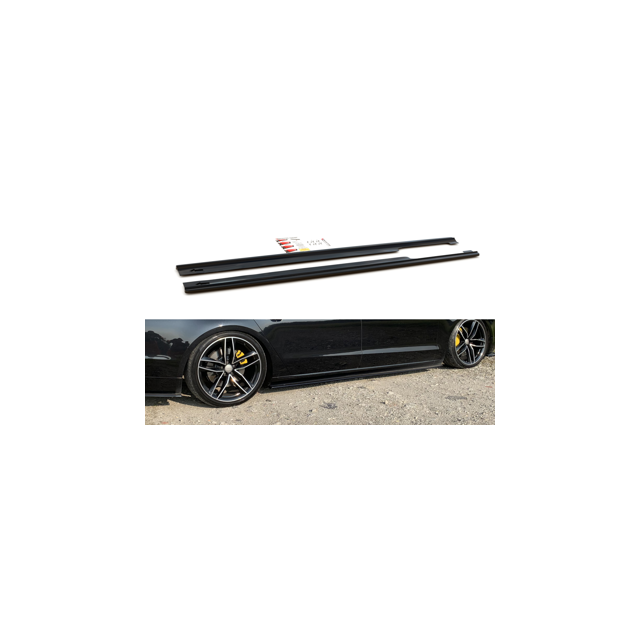 Добавки за прагове Audi A8 дълъг D4 - Maxton Design