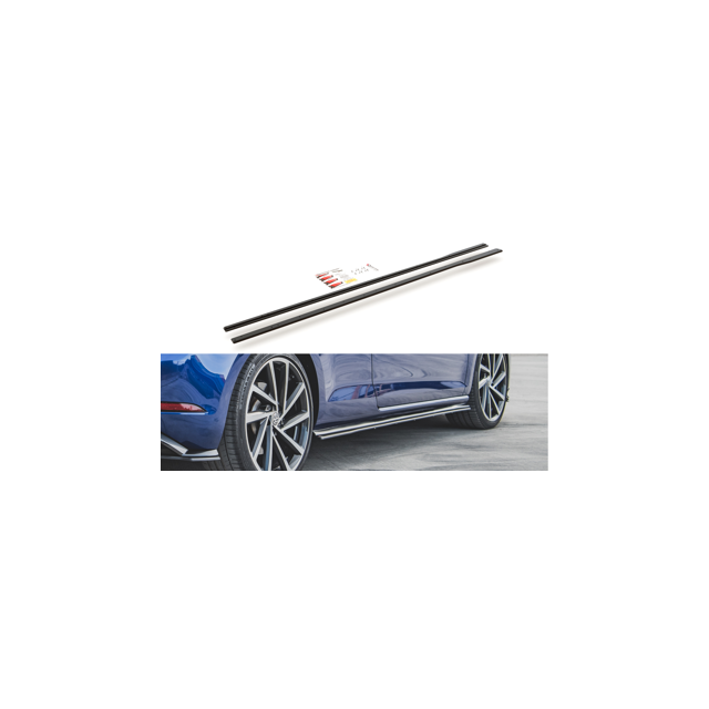 Добавки за прагове VW Golf 7 R / R-Line Facelift - Maxton Design