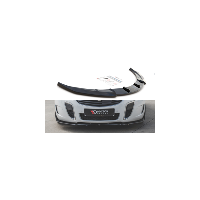Добавка за предна броня/лип спойлер  V.1 Opel Insignia Mk. 1 OPC Facelift - Maxton Design